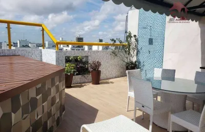 Cobertura com 3 dormitórios à venda, 148 m² por r$ 630.000 - imbuí - salvador/ba