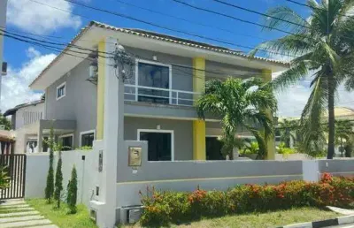 Casa com 4 dormitórios à venda, 340 m² por r$ 1.650.000,00 - vilas do atlântico - lauro de freitas/ba