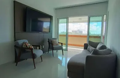 Apartamento com 3 dormitórios à venda, 120 m² por r$ 580.000,00 - pitangueiras - lauro de freitas/ba