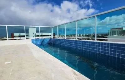 Cobertura com 5 dormitórios para alugar, 240 m² por r$ 6.758/mês - jardim aeroporto - lauro de freitas/ba