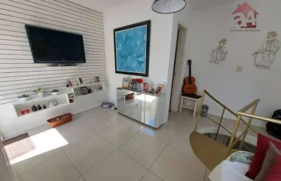 Cobertura com 3 dormitórios à venda, 96 m² por r$ 215.000,00 - caji - lauro de freitas/ba