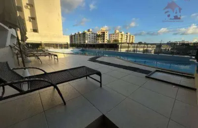 Apartamento com 2 dormitórios para alugar, 57 m² por r$ 2.300,00/mês - centro - lauro de freitas/ba
