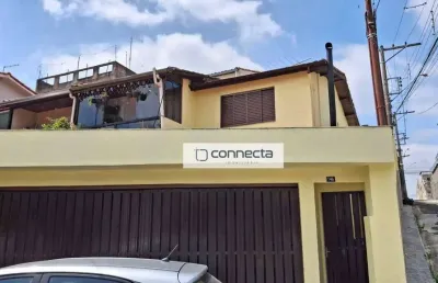 Sobrado com 150 metros quadrados, 03 dormitórios, 03 vagas de garagem à venda por r$ 549.000 - jd. santa mena- guarulhos, 300 metros do shopping maia