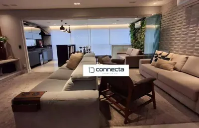 Apartamento com 154 m² mobiliado com 3 dormitórios, 3 suítes, 3 vagas de garagem à venda por r$ 2.100.000 - jardim flor da montanha - guarulhos/sp
