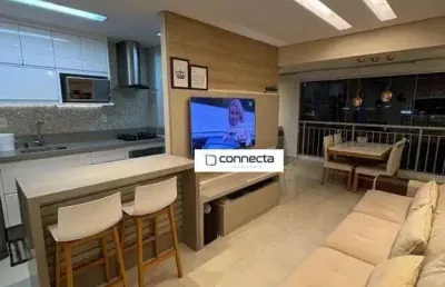 Apartamento com 2 dormitórios à venda, 72 m² , lindamente decorado, porteira fechada, por r$ 850.000 - vila augusta - guarulhos/sp