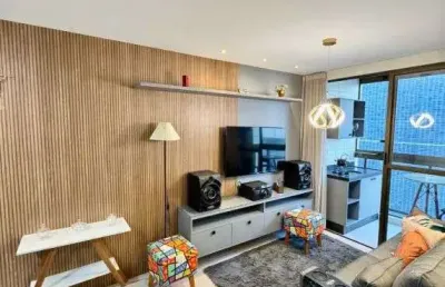 Oportunidade incrível para quem busca investir ou morar com qualidade de vida - flat funcional e aconchegante