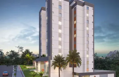 Vendo apartamento de dois quartos com suíte bairro santa branca / bh