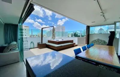 Linda cobertura de três quartos , suite e três vagas no bairro castelo