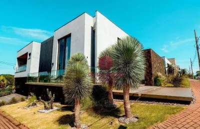Sobrado com 5 suítes à venda, 419 m² por r$ 4.500.000 - chácaras aeroporto - maringá/pr