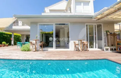 Casa com 5 quartos à venda em jurerê internacional, florianópolis  por r$ 6.500.000