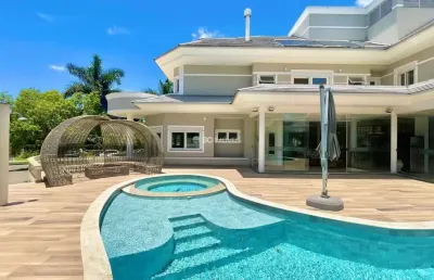 Casa com 8 quartos à venda em jurerê internacional, florianópolis  por r$ 45.000.000