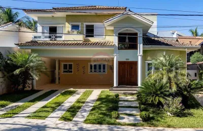 Casa com 5 suítes, piscina, linda área gourmet, no condomínio ibiti do paço - sorocaba/sp