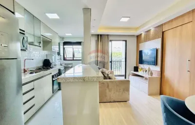 Apartamento à venda no condomínio jr campolim i,  2 dormitórios, suíte e varanda gourmet , zona sul de sorocaba