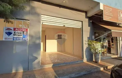 Salão comercial de 35m2 para alugar por r$2.250 no bairro de jundiaquara em araçoiaba da serra, sp