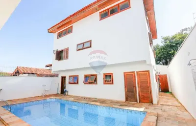 Sobrado à venda na pista de caminhada de sorocaba.  parque campolim  480m², piscina e 5 quartos, 04 suítes, parque campolim - sorocaba