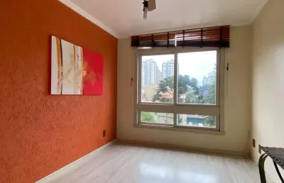 Apartamento ensolarado de 1 dormitório com vaga de garagem, próximo ao iguatemi
