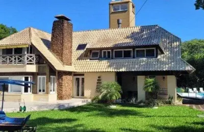 Venda casa maravilhosa em terreno de 8.125m² com acesso ao rio guaiba,  na estra