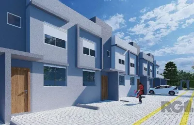Casa estilo sobrado com 2 quartos e pátio, à venda no bairro vila nova, em porto