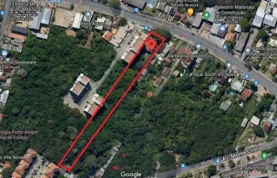 Terreno à venda na Avenida Rodrigues da Fonseca, 1711, Vila Nova, Porto Alegre
