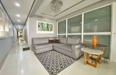 Excelente apartamento 1 dormitório com suíte , lavabo e vaga coberta