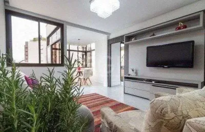 Cobertura/apartamento no higienópolis de 1 dormitório e 2 vagas desocupada
