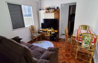 Apartamento com 1 quarto à venda na avenida nossa senhora de fátima, 12/13, vila caiçara, praia grande, 47 m2 por r$ 240.000