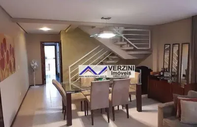 Sobrado condominio fechado com 4 dormitórios à venda, 202 m² por r$ 965.000 - jardim city - guarulhos/sp