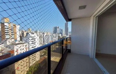 Apartamento com 2 dormitórios à venda, 116 m² por r$ 1.490.000,00 - gonzaga - santos/sp