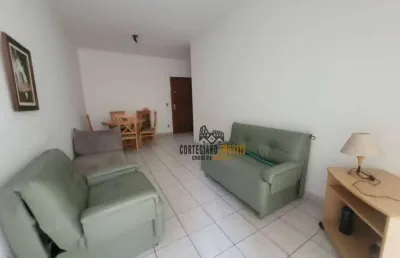 Apartamento com 1 dormitório para alugar, 55 m² por r$ 2.850,02/mês - encruzilhada - santos/sp