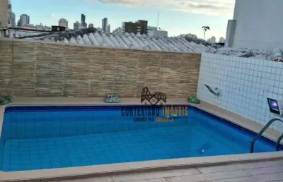 Linda cobertura com piscina e churrasqueira à venda em santos !