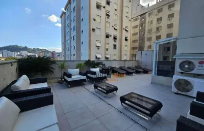 Maravilhoso apartamento garden à venda no bairro do campo grande, santos ! !