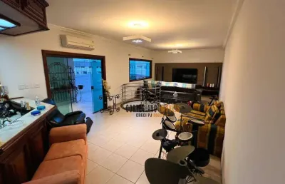 Linda cobertura com 4 dormitórios à venda, 404 m² por r$ 1.600.000 - ponta da praia, santos!