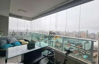 Apartamento com 3 dormitórios à venda, 88 m² por r$ 1.200.000,00 - campo grande - santos/sp