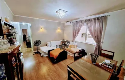 Apartamento com 2 dormitórios à venda, 90 m² por r$ 400.000,00 - itararé - são vicente/sp