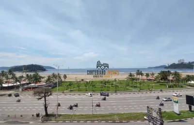 Apartamento frontal ao mar com 2 dormitórios à venda, 94 m² por r$ 600.000 !