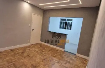 Apartamento com 3 dormitórios para alugar, 100 m² por r$ 3.600,02/mês - embaré - santos/sp