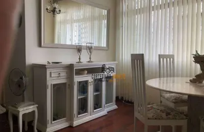 Apartamento com 2 dormitórios para alugar, 95 m² por r$ 4.390,00/mês - boqueirão - santos/sp