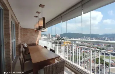 Apartamento com 3 dormitórios à venda, 131 m² por r$ 1.950.000,00 - gonzaga - santos/sp