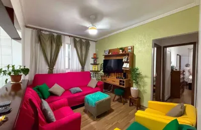 Apartamento térreo com 2 dormitórios à venda, 80 m² - campo grande - santos!