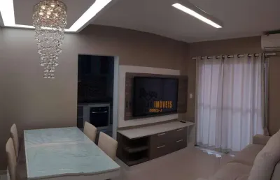 Apartamento com 2 dormitórios para alugar, 85 m² por r$ 5.200,00/mês - campo grande - santos/sp