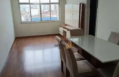 Apartamento com 2 dormitórios para alugar, 85 m² por r$ 4.200,00/mês - embaré - santos/sp