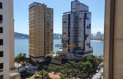 Apartamento com 2 dormitórios para alugar, 70 m² por r$ 3.500,02/mês - itararé - são vicente/sp