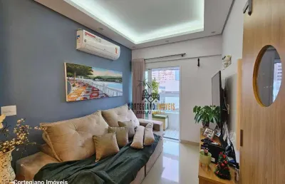 Apartamento com 1 dormitório para alugar, 50 m² por r$ 5.500,02/mês - vila matias - santos/sp