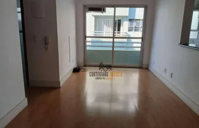 Ótimo apartamento com 2 dormitórios/elevador/lazer/garagem à venda, 65 m² por r$ 430.000 - vila mathias - santos/sp