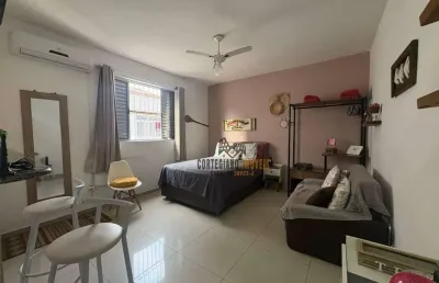 Kitnet com 1 dormitório à venda, 24 m² por r$ 260.000,00 - josé menino - santos/sp