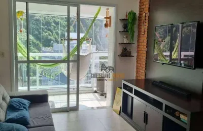Apartamento com 2 dormitórios para alugar, 79 m² por r$ 5.000,02/mês - josé menino - santos/sp
