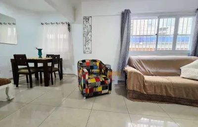 Apartamento térreo com quintal - 3 dormitórios à venda, 122 m² por r$ 530.000 - embaré - santos/sp