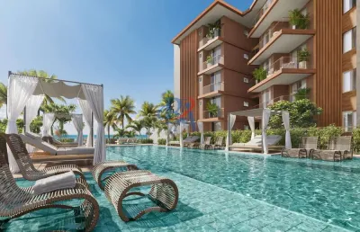 Apartamento para venda em aquiraz, porto das dunas, 2 dormitórios, 2 suítes, 2 banheiros, 1 vaga
