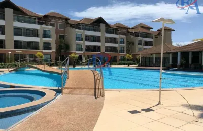 Apartamento para venda em aquiraz, porto das dunas, 4 dormitórios, 3 suítes, 5 banheiros, 2 vagas