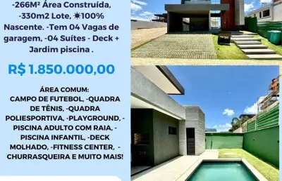 Casa para venda em eusébio, coité, 4 dormitórios, 4 suítes, 5 banheiros, 4 vagas